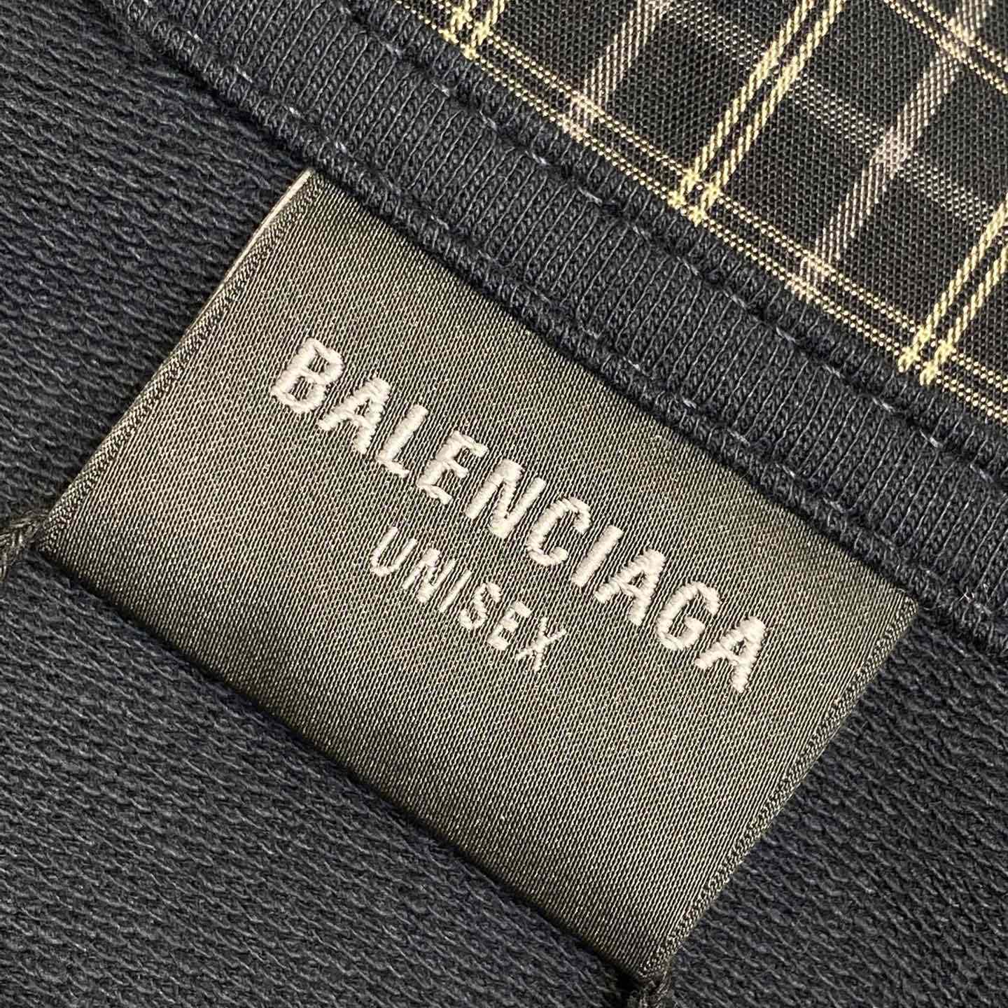 Balenciaga Unity Sport Long Sleeve Shirt Collar Polo In Faded Black - DopestKickz