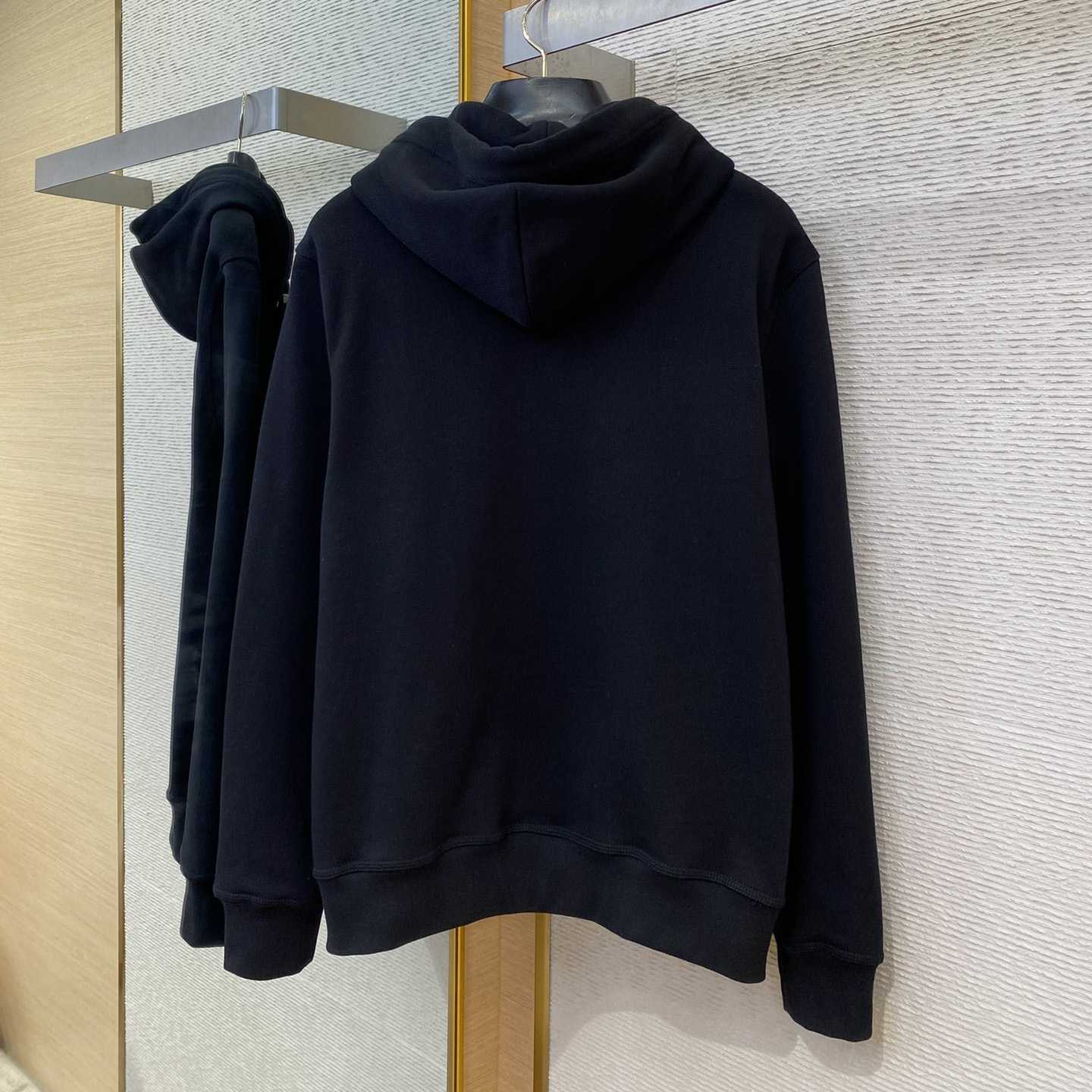 Burberry Check Label Cotton Zip Hoodie - DopestKickz