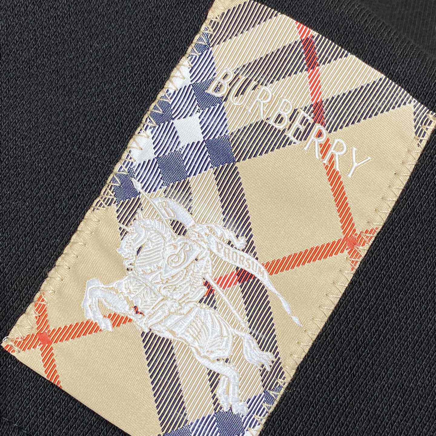 Burberry Check Label Cotton Zip Hoodie - DopestKickz