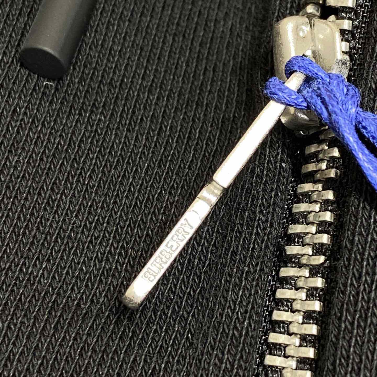 Burberry Check Label Cotton Zip Hoodie - DopestKickz