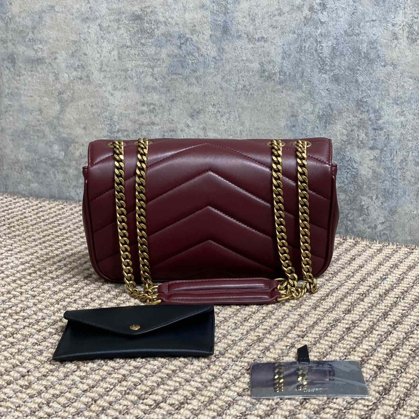 Saint Laurent Loulou Small In Matelasse Lambskin - DopestKickz