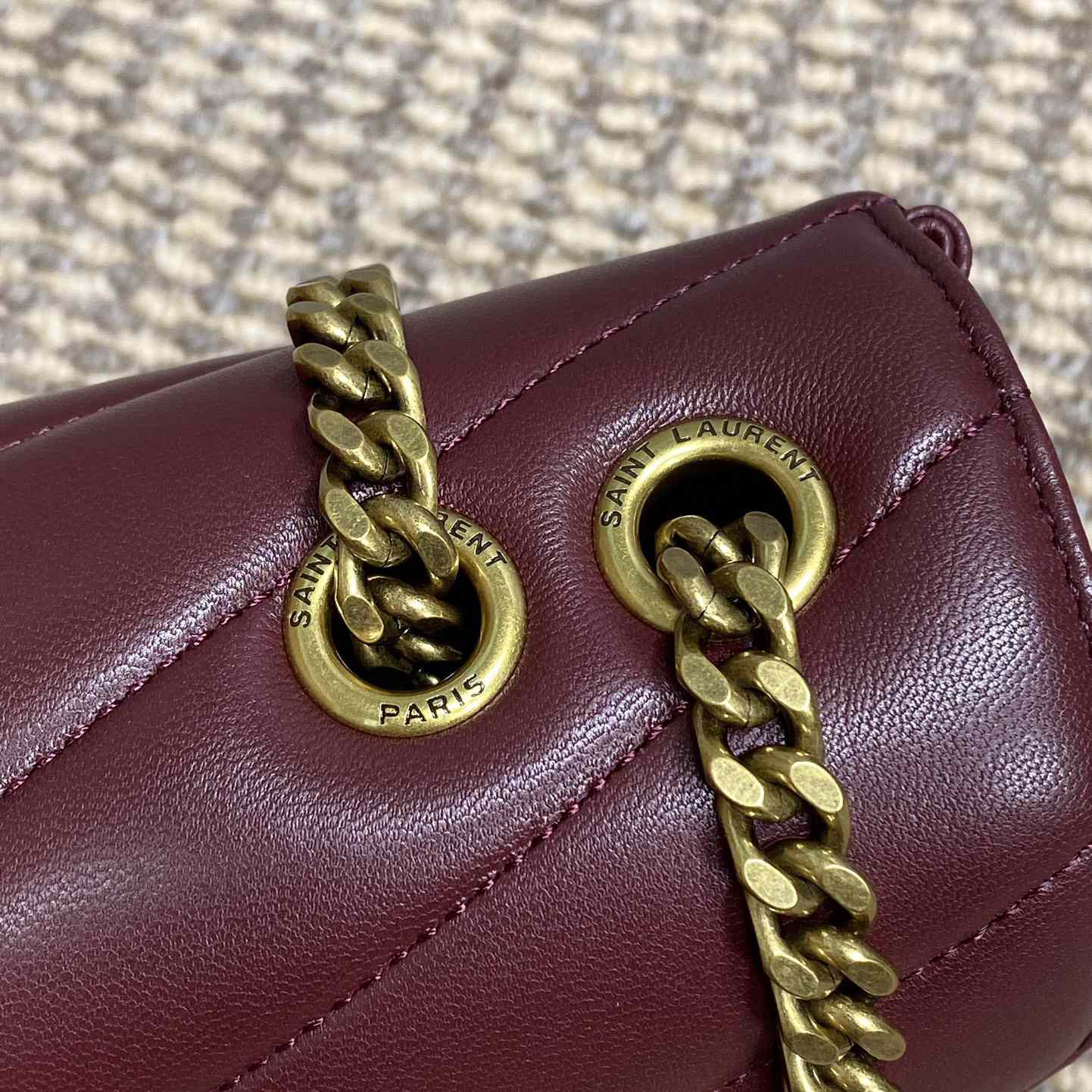 Saint Laurent Loulou Small In Matelasse Lambskin - DopestKickz