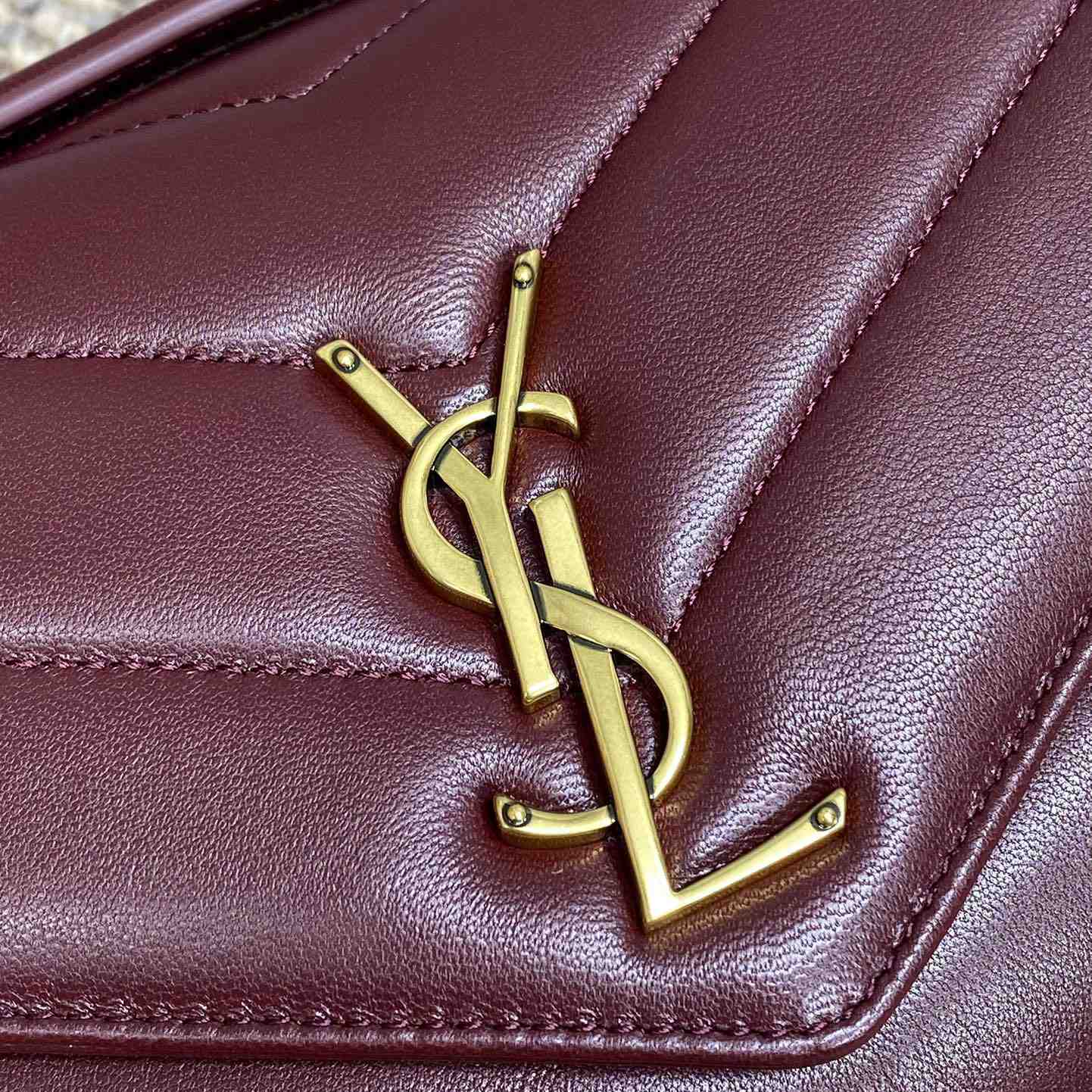 Saint Laurent Loulou Small In Matelasse Lambskin - DopestKickz