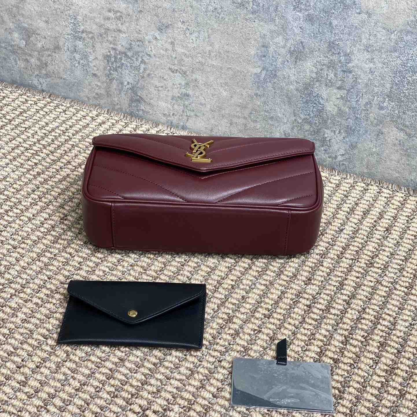 Saint Laurent Loulou Small In Matelasse Lambskin - DopestKickz