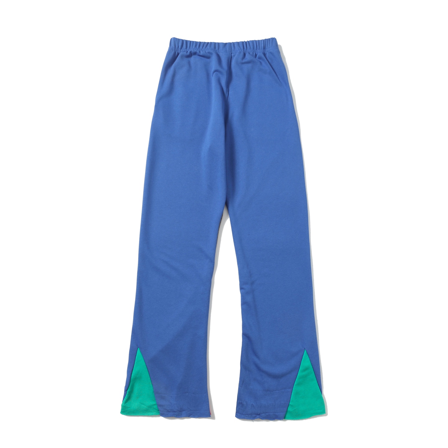 Gallery Dept. Flared Denim-Panelled Logo-Print Cotton-Jersey Sweatpants - DopestKickz