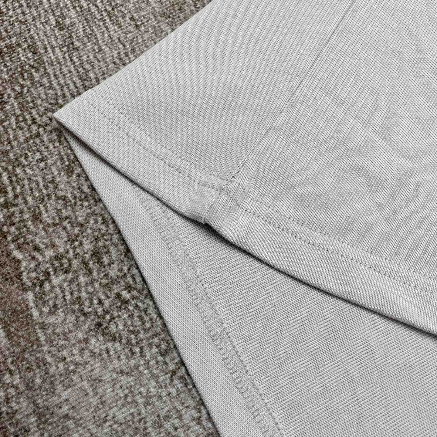 Casablanca Grey Greek Temple Applique Jersey T-Shirt   C977 - DopestKickz