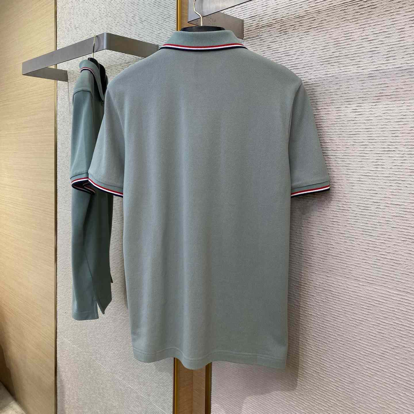 Moncler Logo Cotton Polo Shirt - DopestKickz