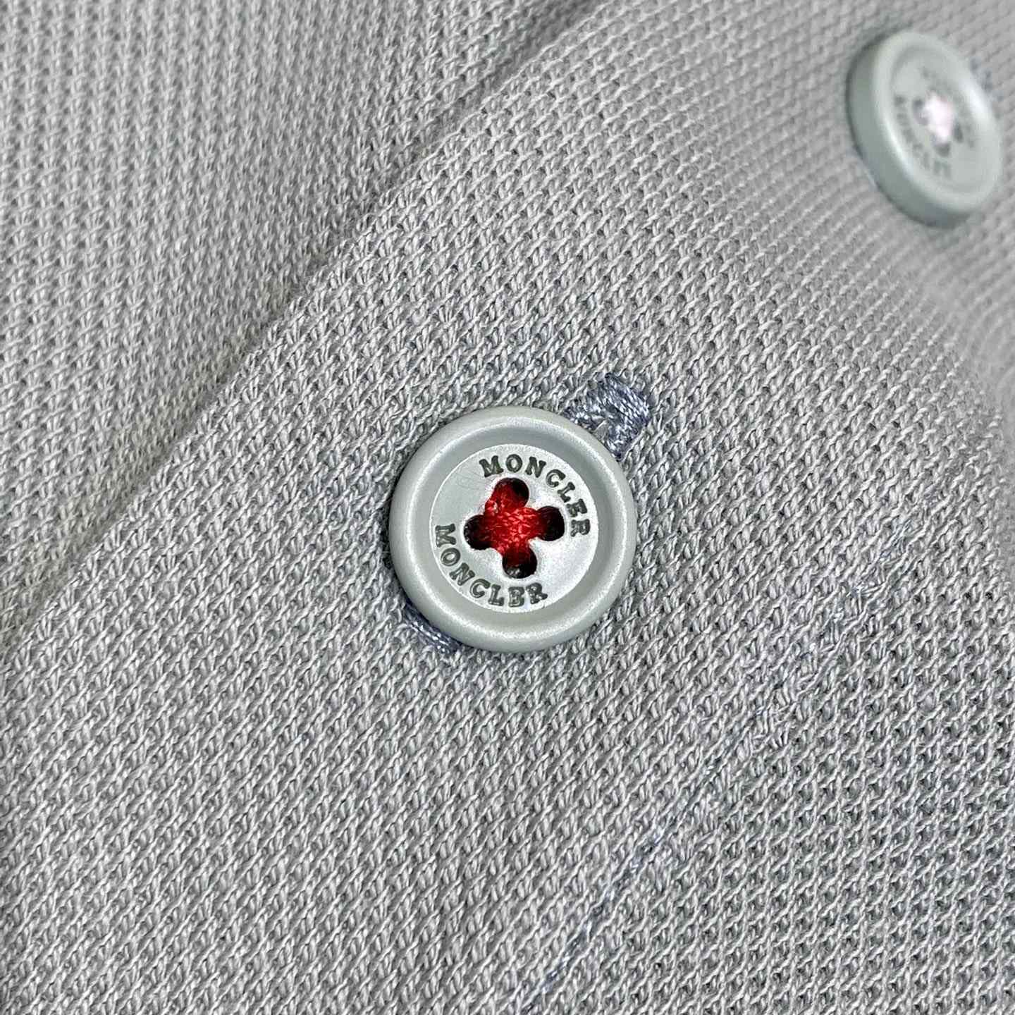 Moncler Logo Cotton Polo Shirt - DopestKickz