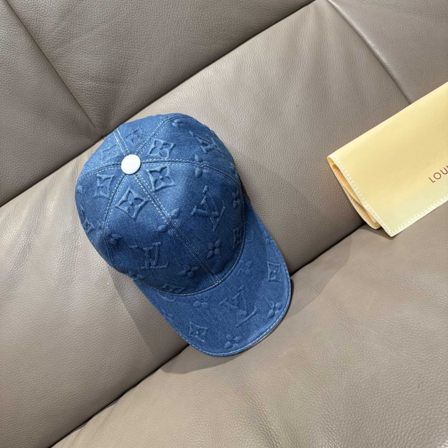 Louis Vuitton Monogram Denim Cap - DopestKickz