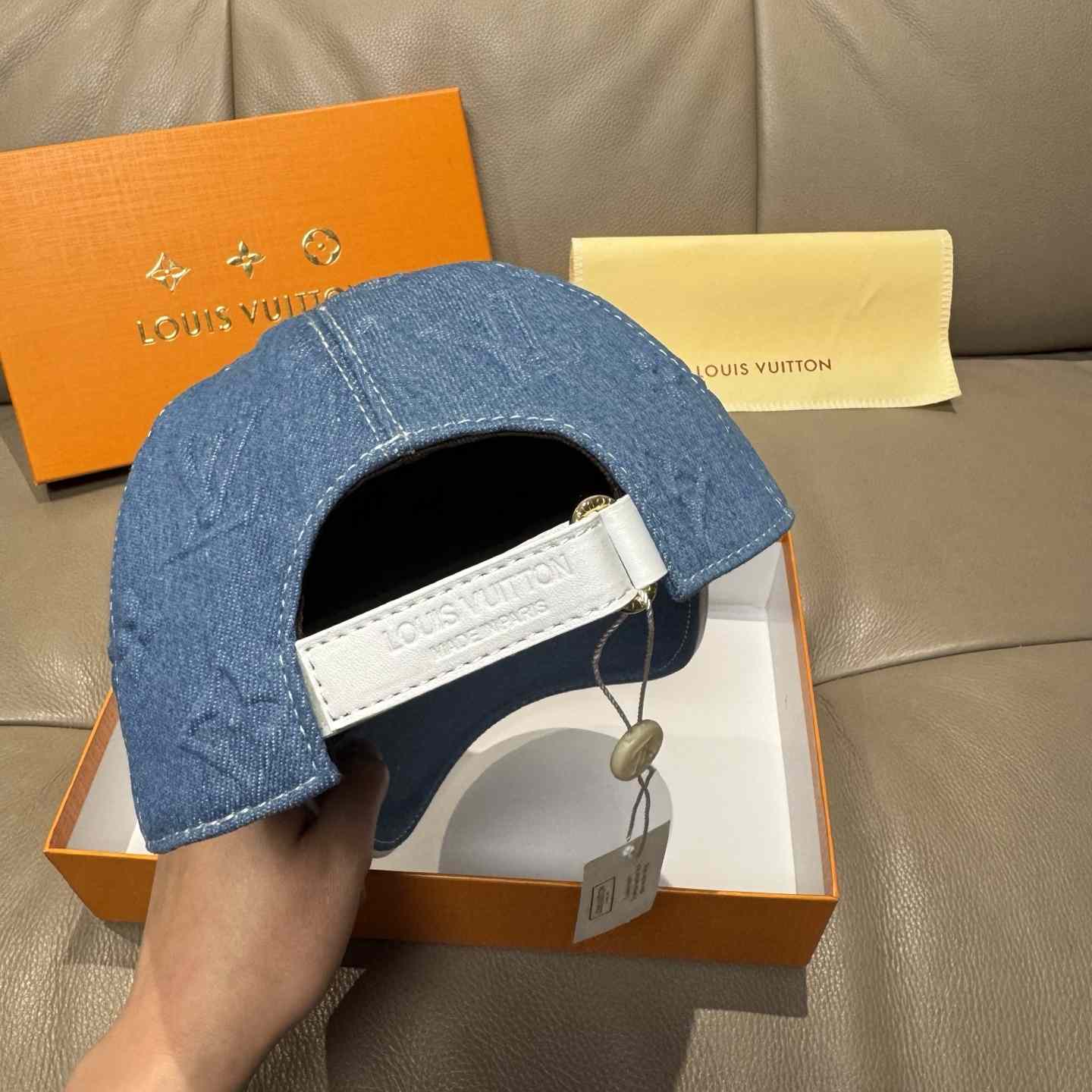 Louis Vuitton Monogram Denim Cap - DopestKickz