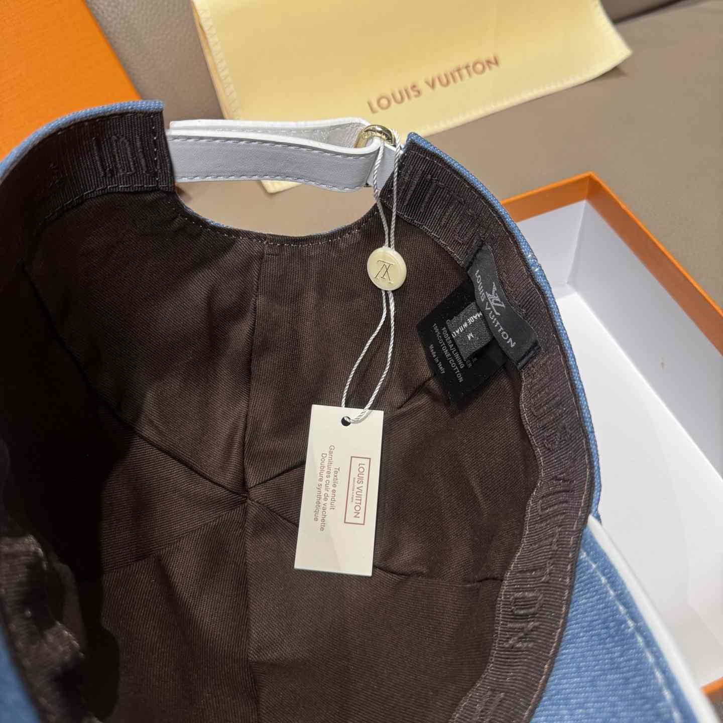 Louis Vuitton Monogram Denim Cap - DopestKickz