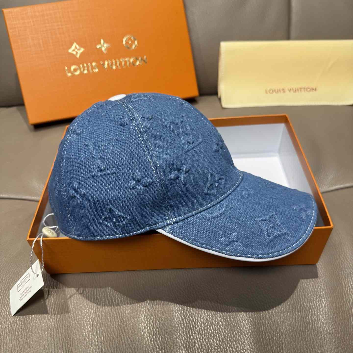 Louis Vuitton Monogram Denim Cap - DopestKickz