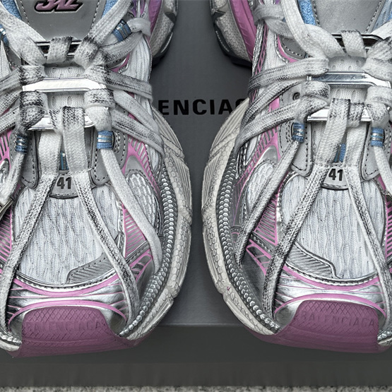 Balenciaga 3XL Extreme Laces B Sneaker In White - DopestKickz