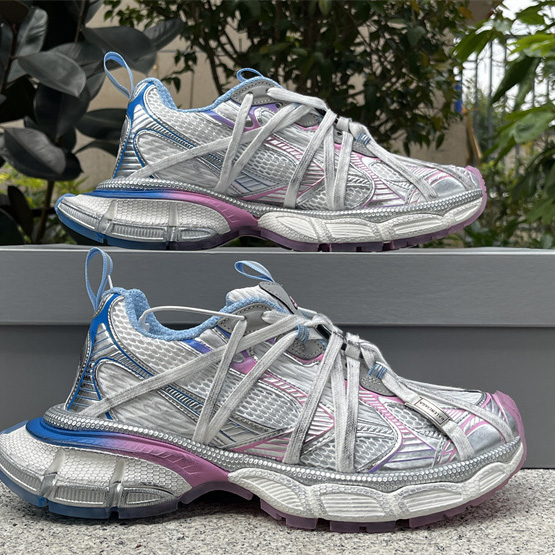 Balenciaga 3XL Extreme Laces B Sneaker In White - DopestKickz