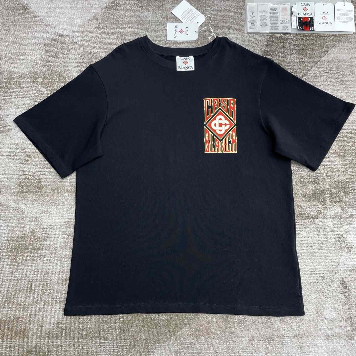 Casablanca Gothic Logo T-Shirt   C976 - DopestKickz