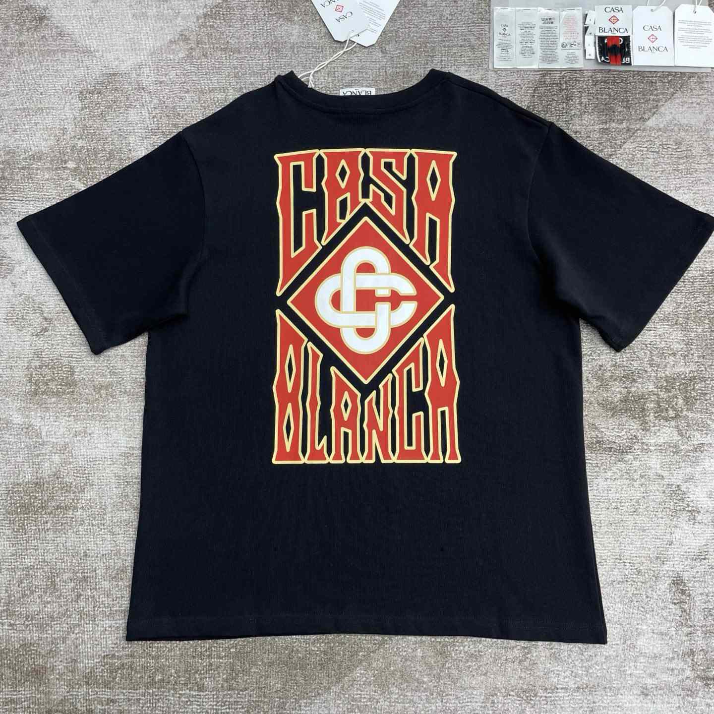 Casablanca Gothic Logo T-Shirt   C976 - DopestKickz