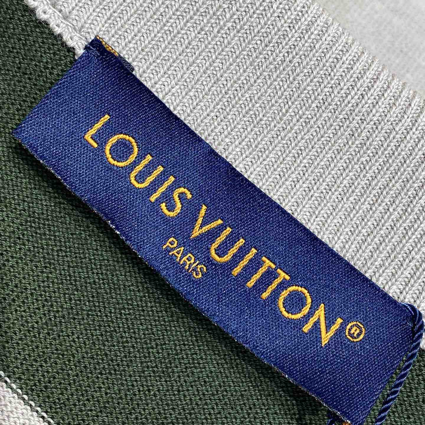 Louis Vuitton Intarsia Short-Sleeved V-Neck Top  1AHC44 - DopestKickz