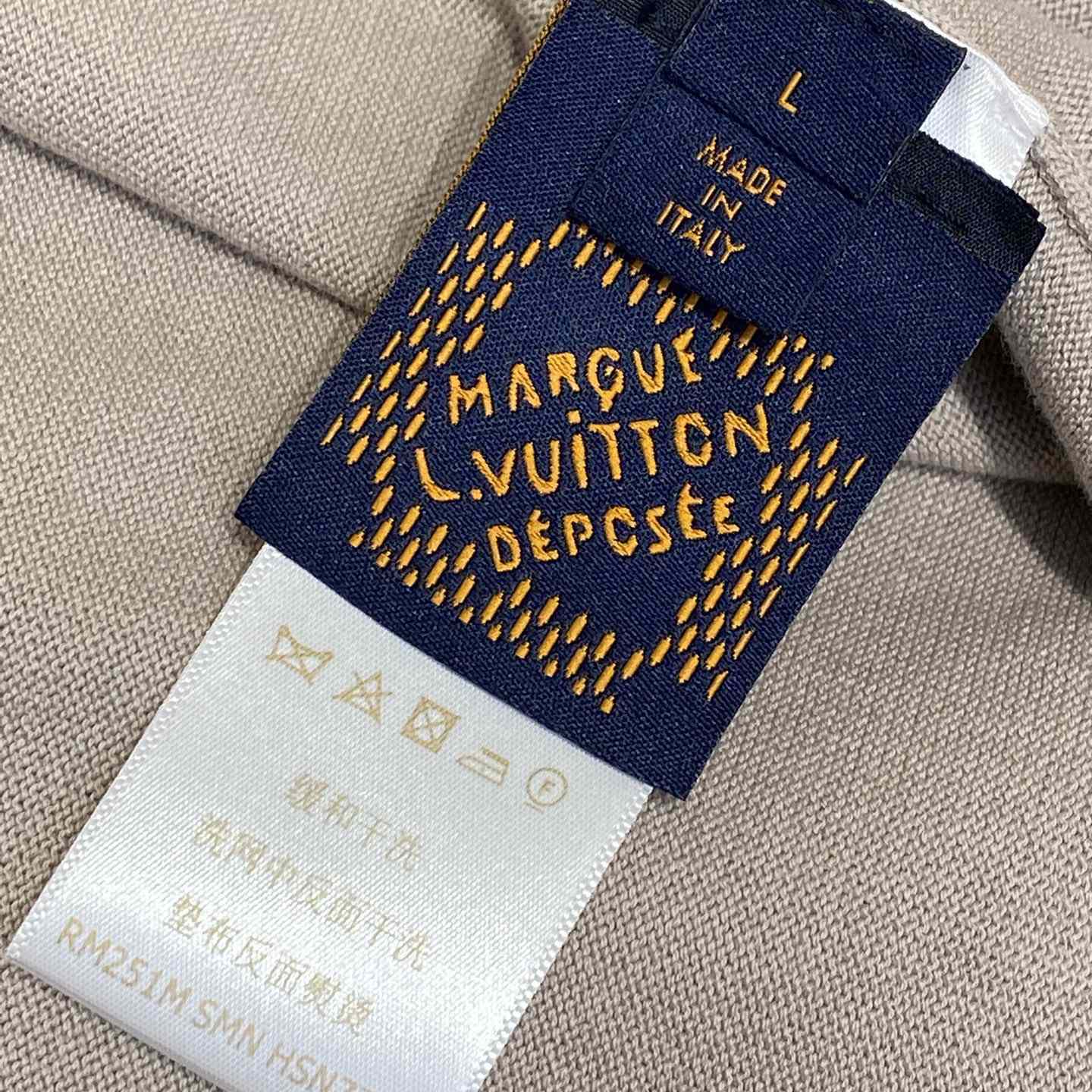 Louis Vuitton Intarsia Short-Sleeved V-Neck Top  1AHC44 - DopestKickz