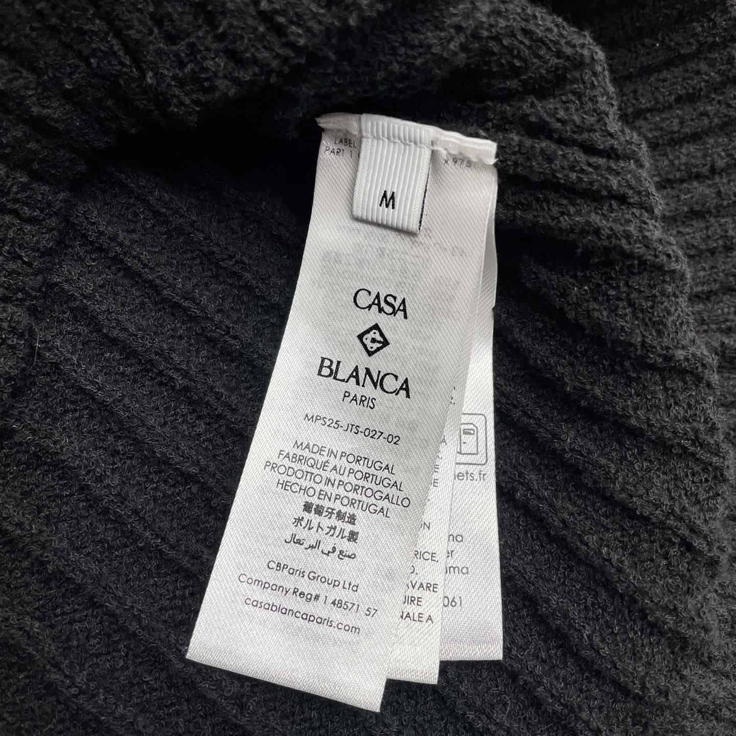 Casablanca Boucle Knit Polo Shirt   D0085 - DopestKickz