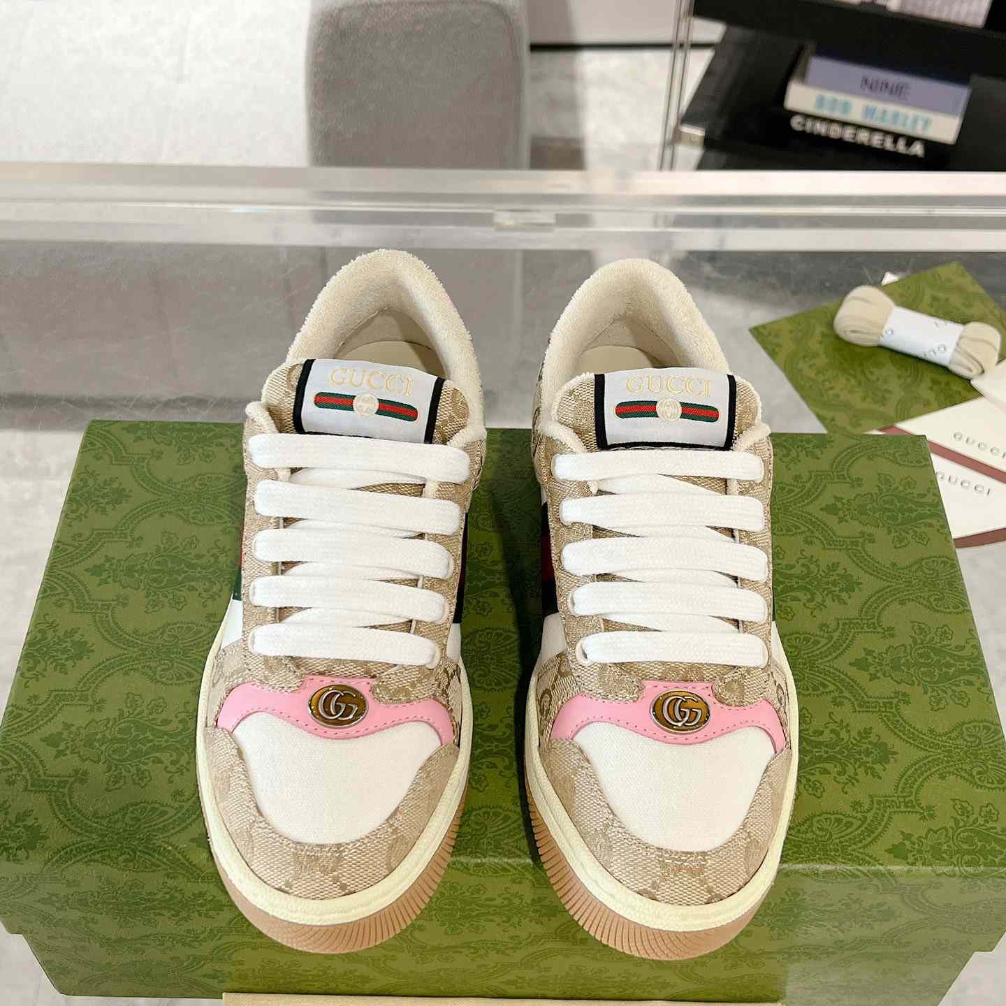 Gucci Women's Screener Sneaker  - DopestKickz