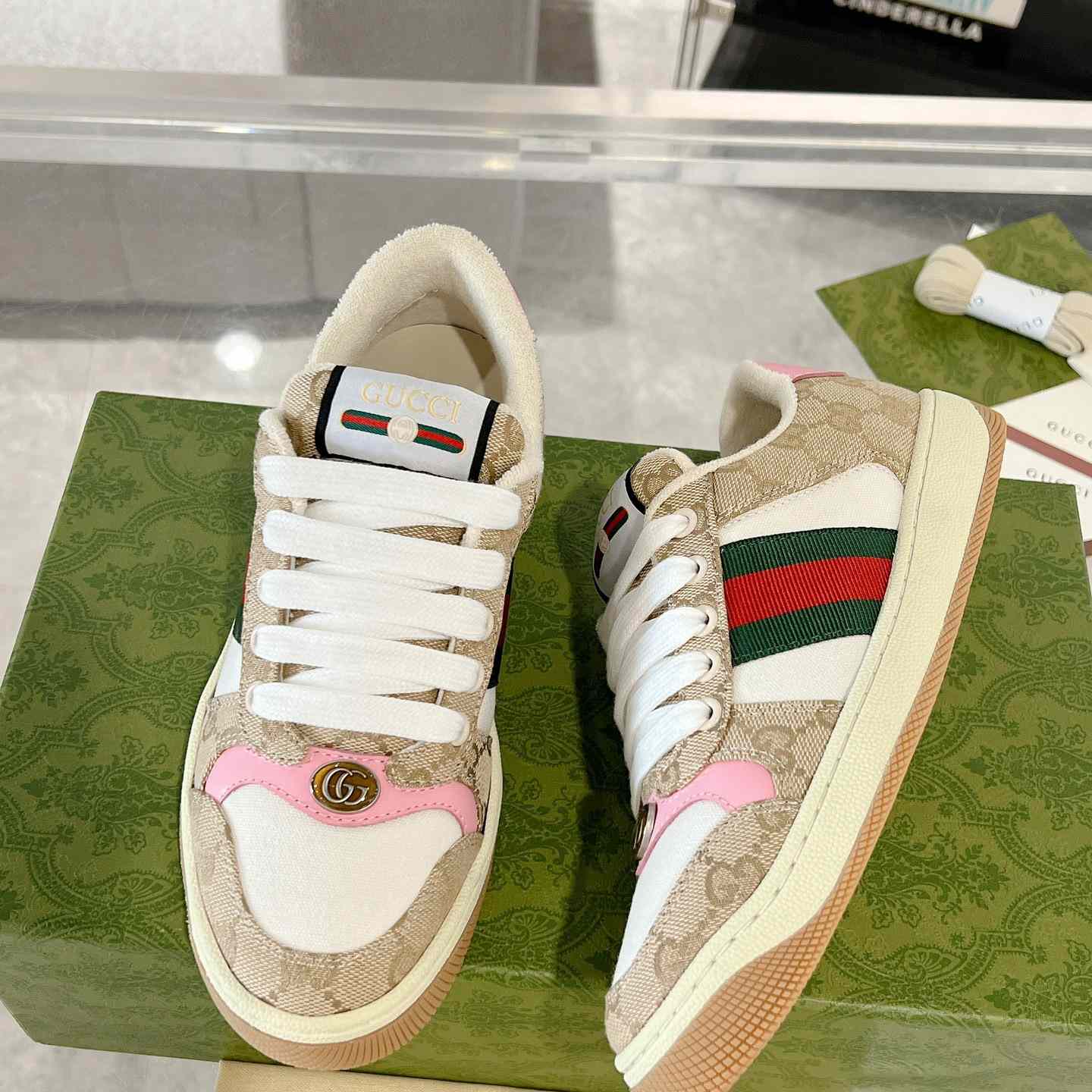 Gucci Women's Screener Sneaker  - DopestKickz
