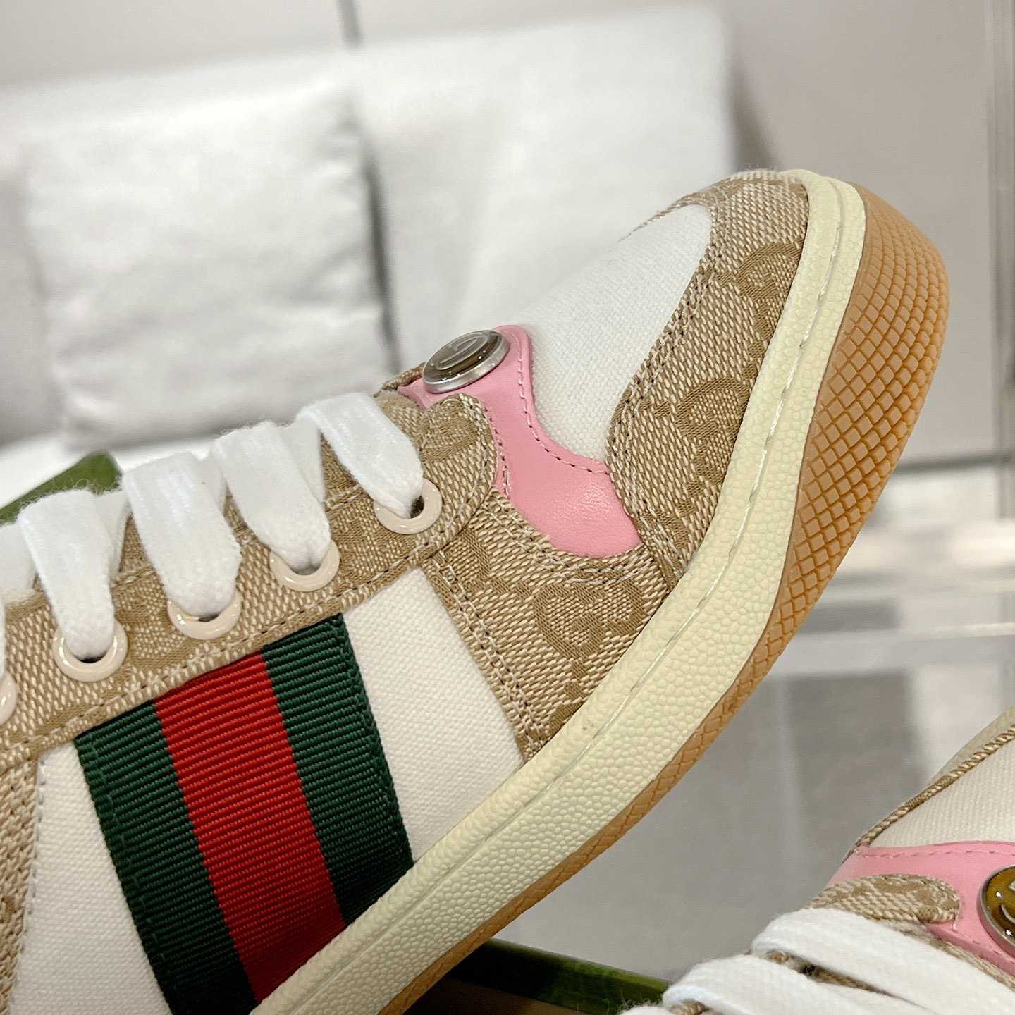 Gucci Women's Screener Sneaker  - DopestKickz