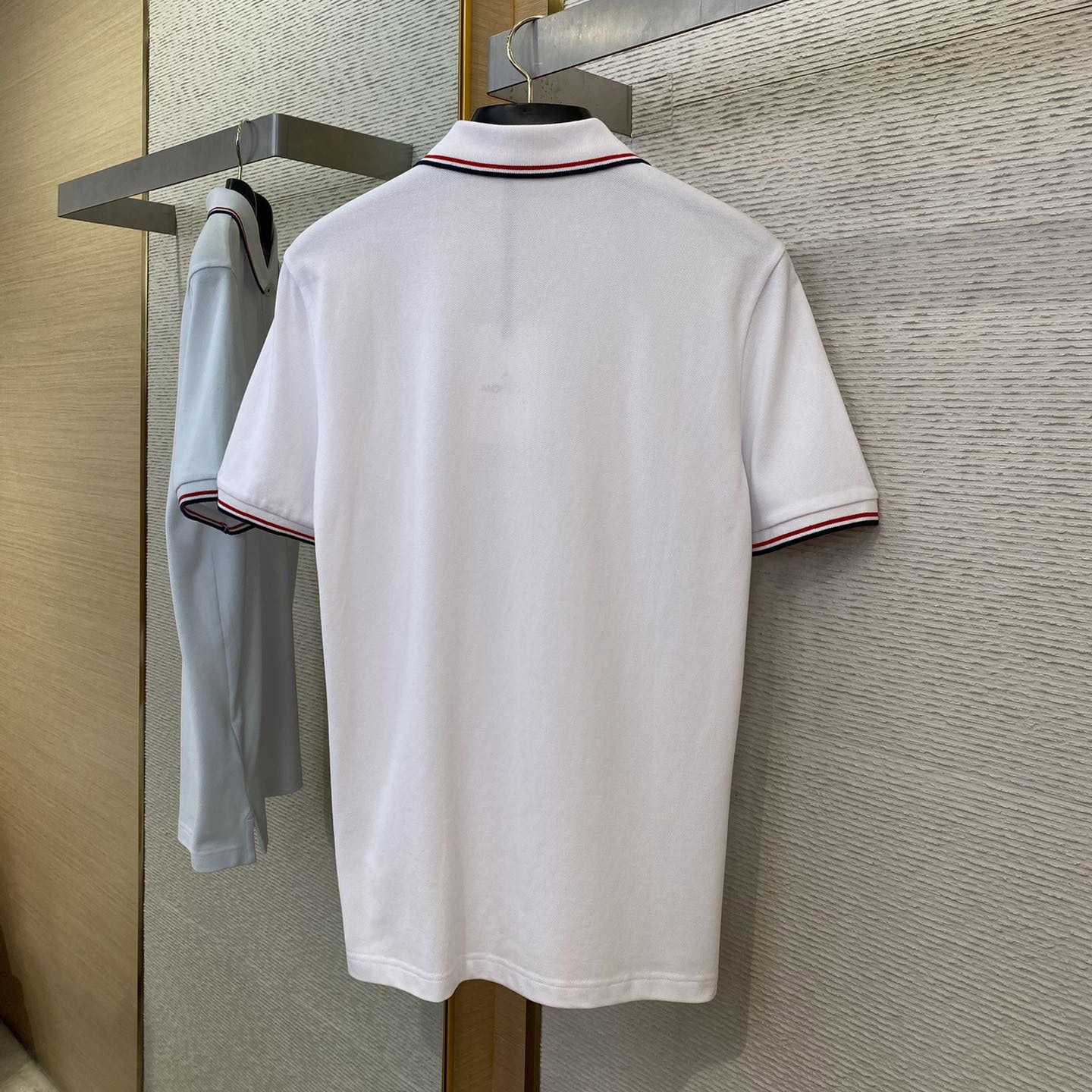 Moncler Logo Cotton Polo Shirt - DopestKickz