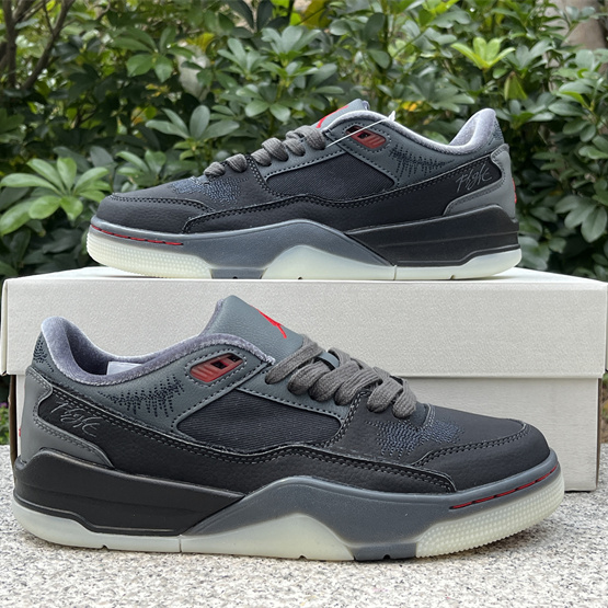 Who Decides War x Jordan Flight Court Sneakers      HQ2958-006 - DopestKickz