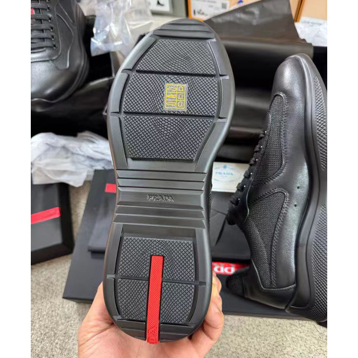 Prada America's Cup Soft Rubber And Bike Fabric Sneakers - DopestKickz