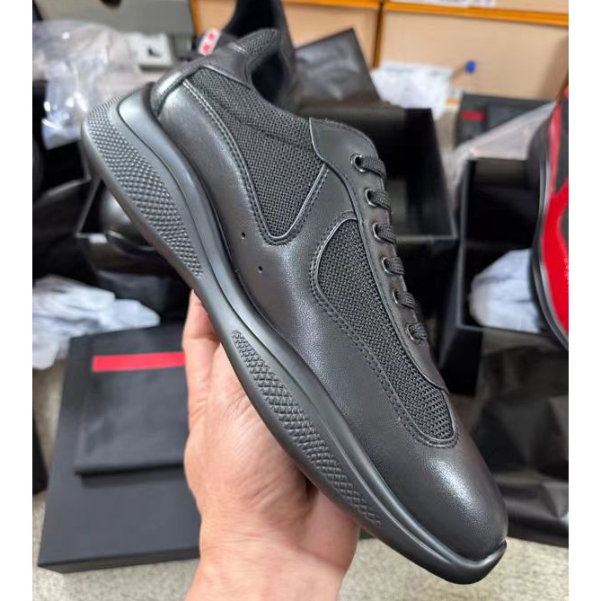 Prada America's Cup Soft Rubber And Bike Fabric Sneakers - DopestKickz