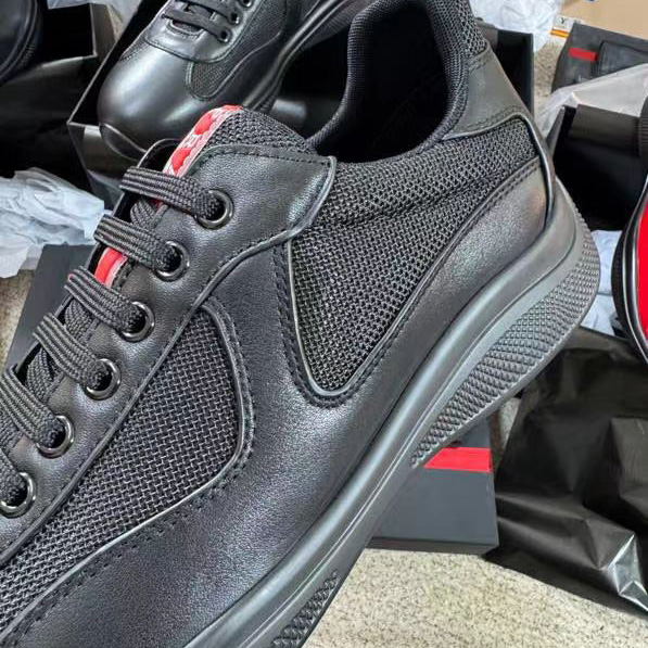 Prada America's Cup Soft Rubber And Bike Fabric Sneakers - DopestKickz