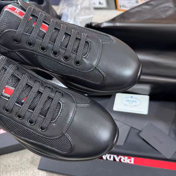Prada America's Cup Soft Rubber And Bike Fabric Sneakers - DopestKickz