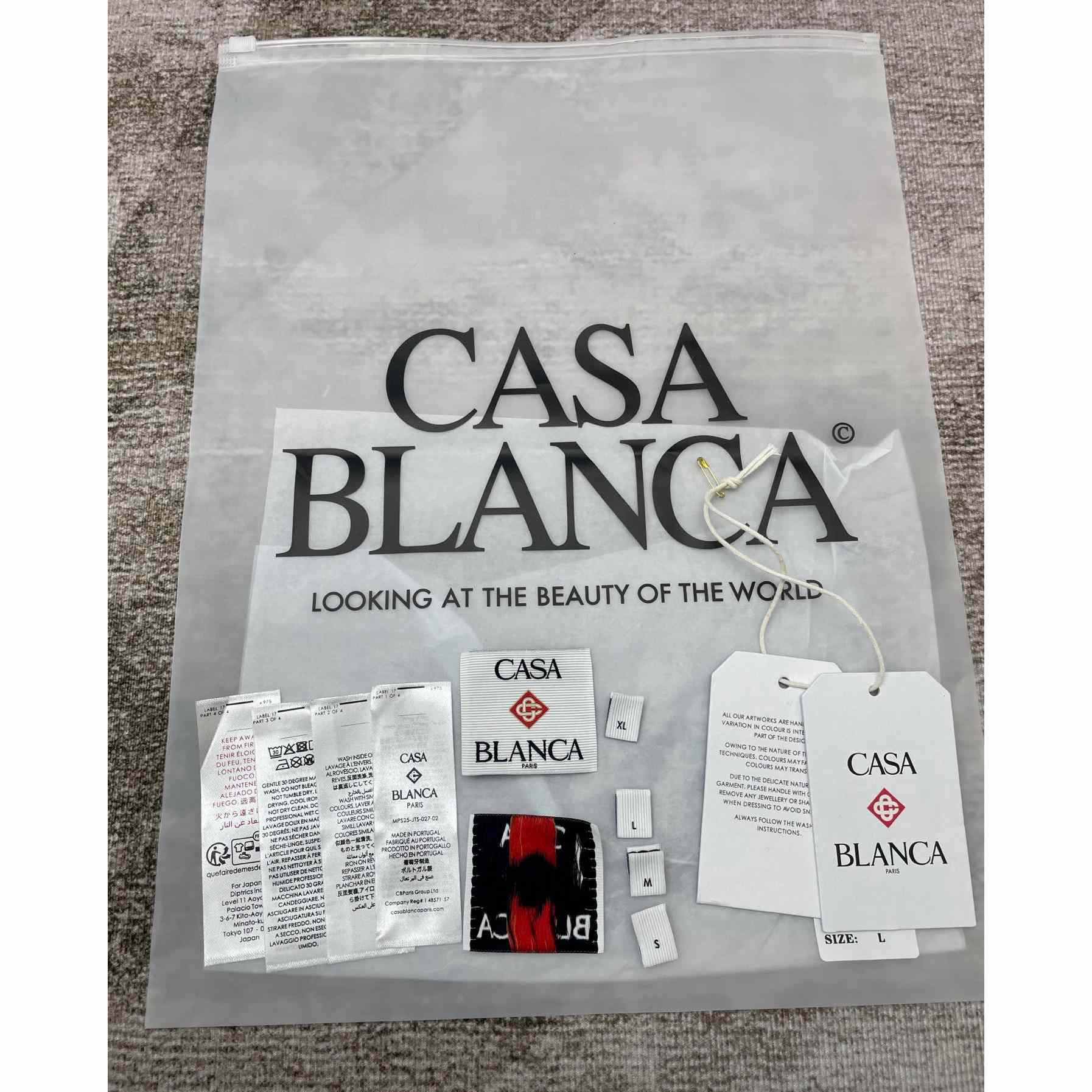 Casablanca Le Passage Printed Cotton T-Shirt   C943 - DopestKickz