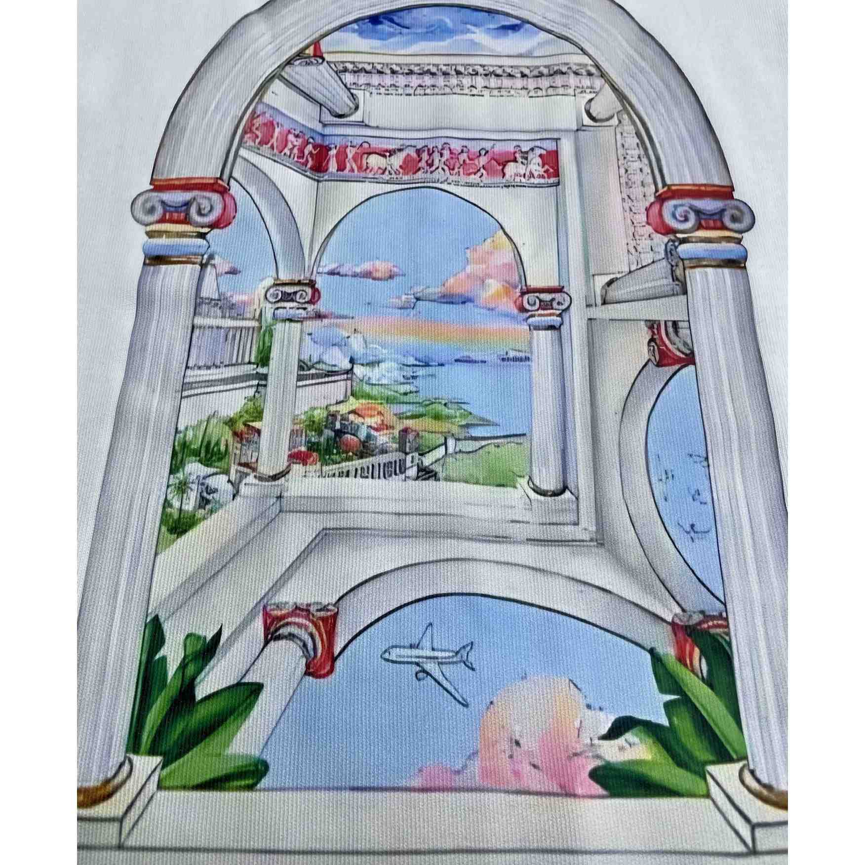 Casablanca Le Passage Printed Cotton T-Shirt   C943 - DopestKickz