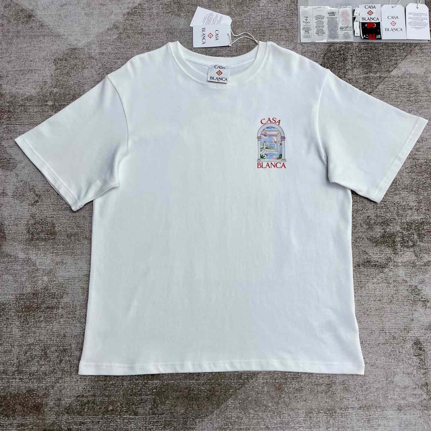 Casablanca Le Passage Printed Cotton T-Shirt   C943 - DopestKickz