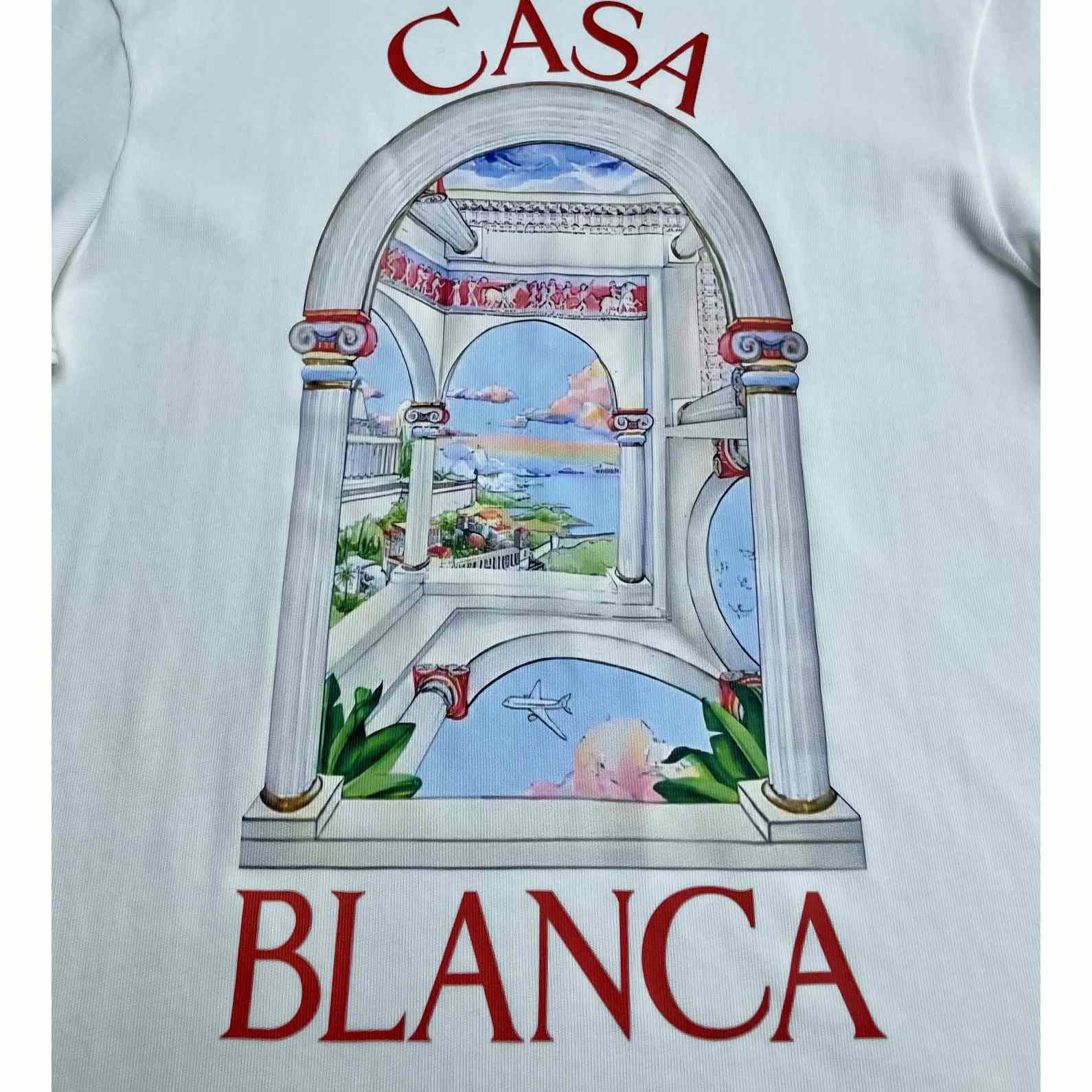 Casablanca Le Passage Printed Cotton T-Shirt   C943 - DopestKickz