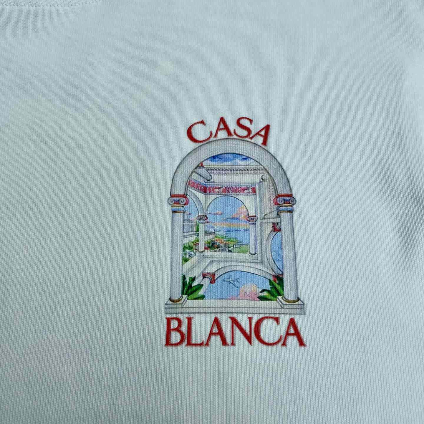 Casablanca Le Passage Printed Cotton T-Shirt   C943 - DopestKickz