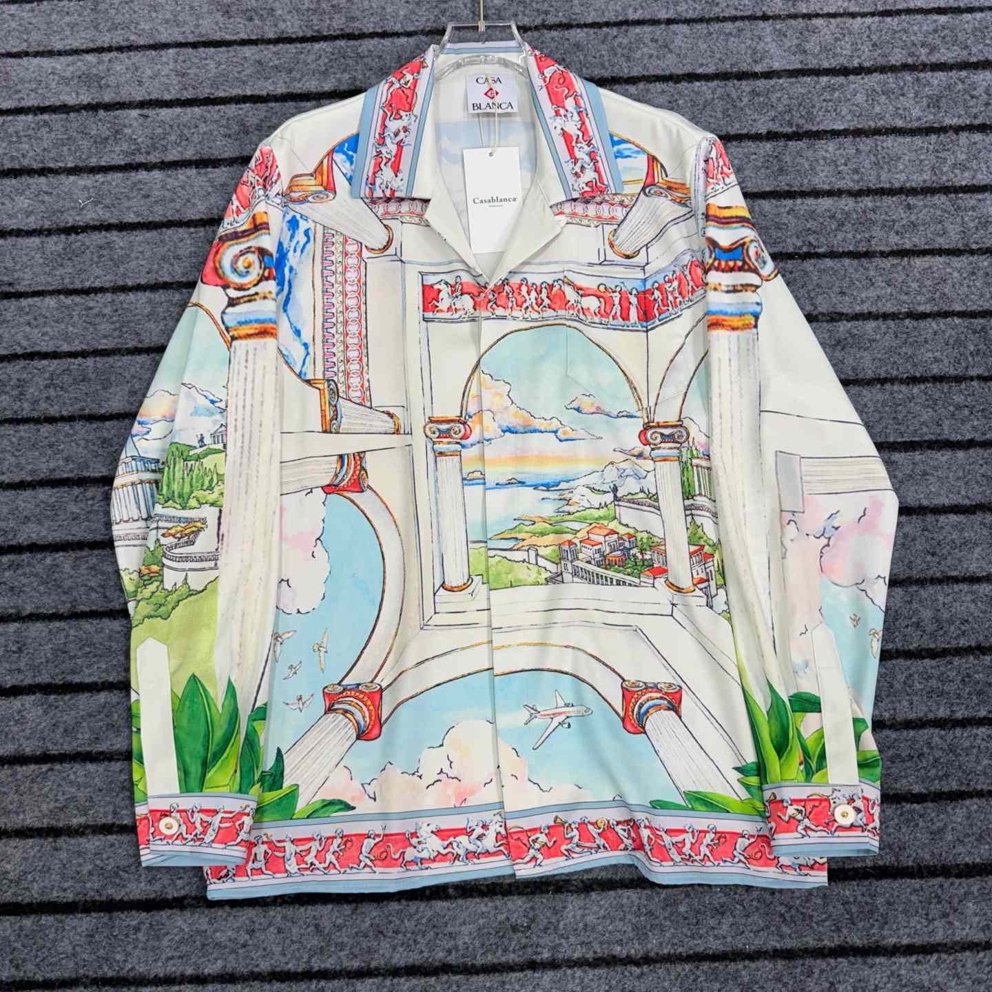 Casablanca Le Passage Silk Shirt - DopestKickz