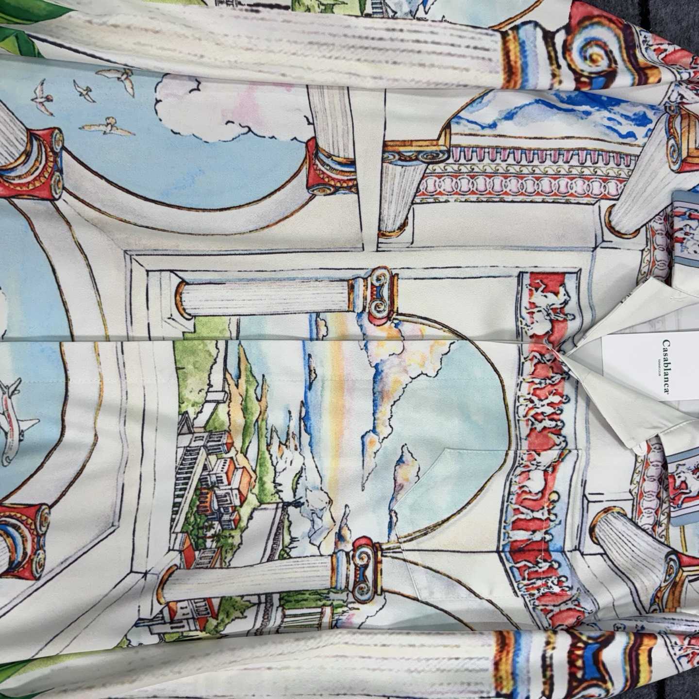 Casablanca Le Passage Silk Shirt - DopestKickz