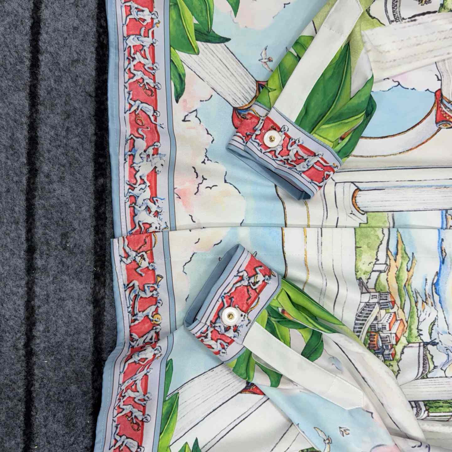 Casablanca Le Passage Silk Shirt - DopestKickz