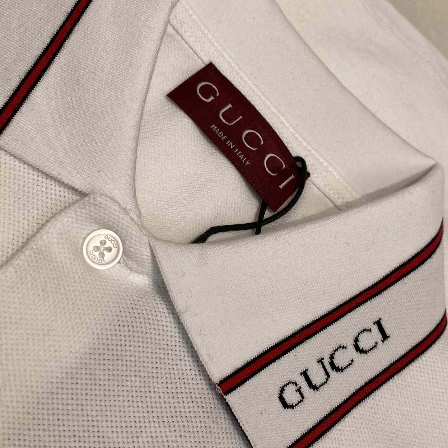 Gucci Cotton Piquet Polo Shirt  - DopestKickz
