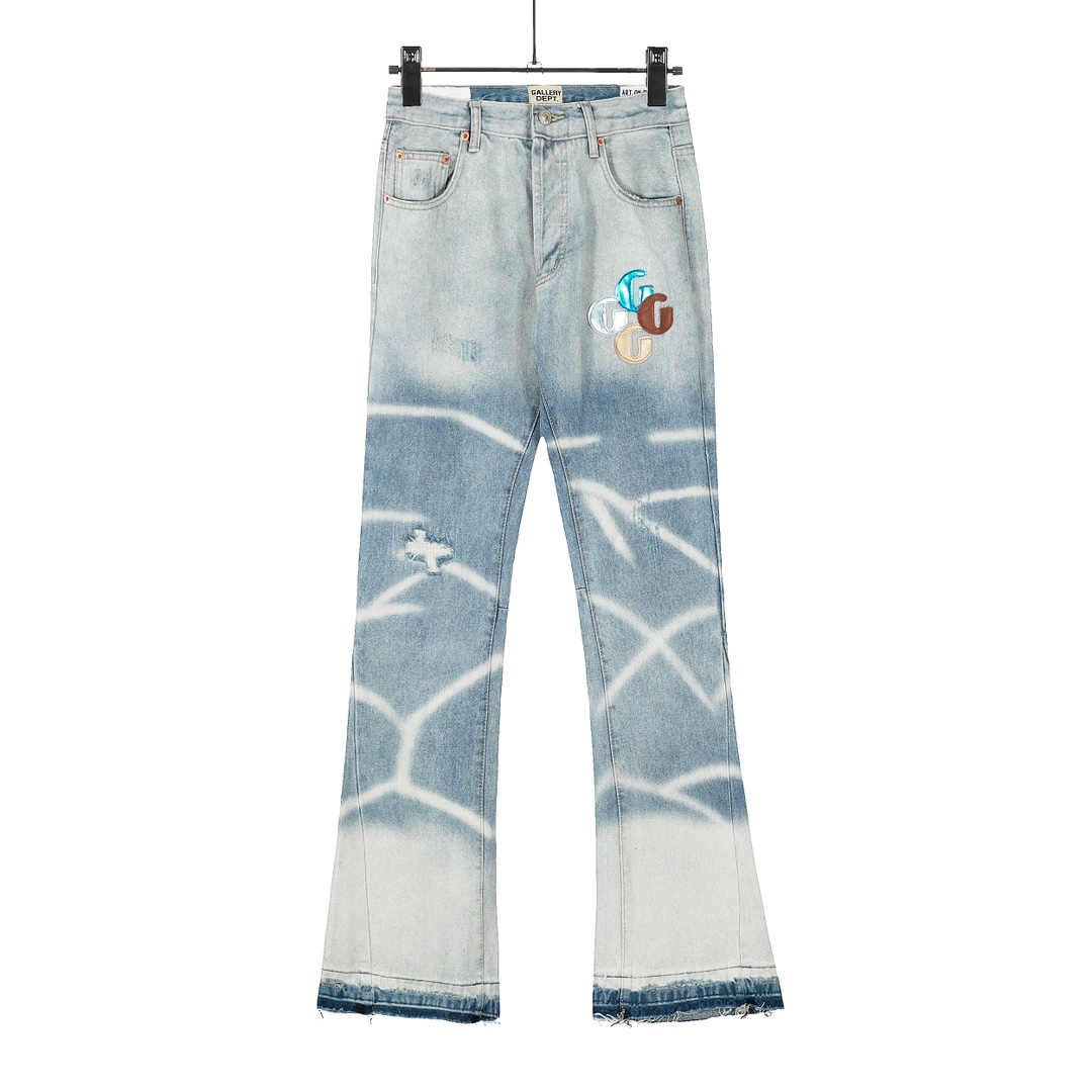 Gallery Dept. Leather G's LA Flare Pants - DopestKickz