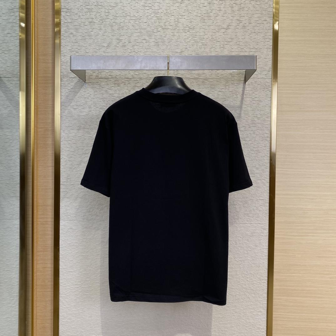 Versace Crystal Starfish Blason T-Shirt Black  - DopestKickz