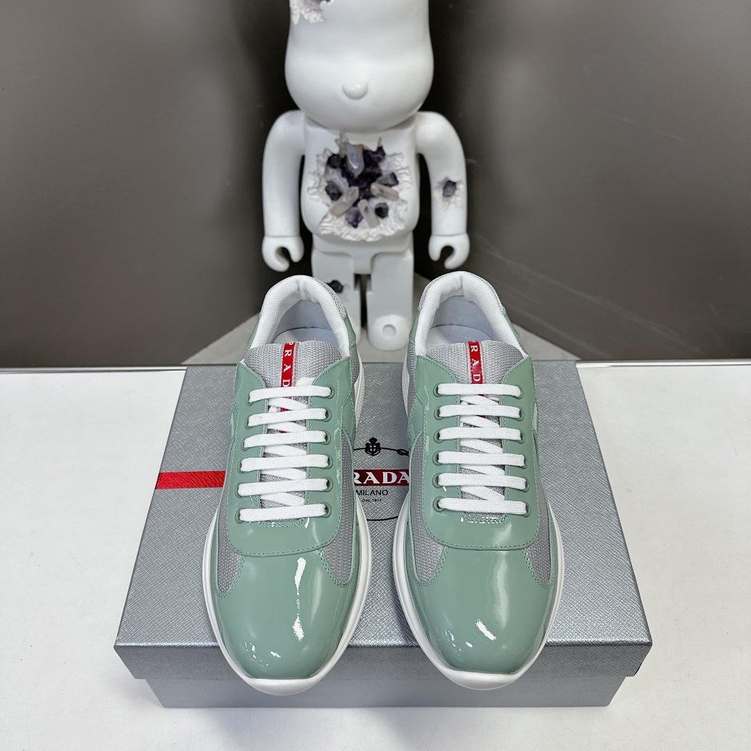 Prada America's Cup Biker Fabric Sneakers - DopestKickz