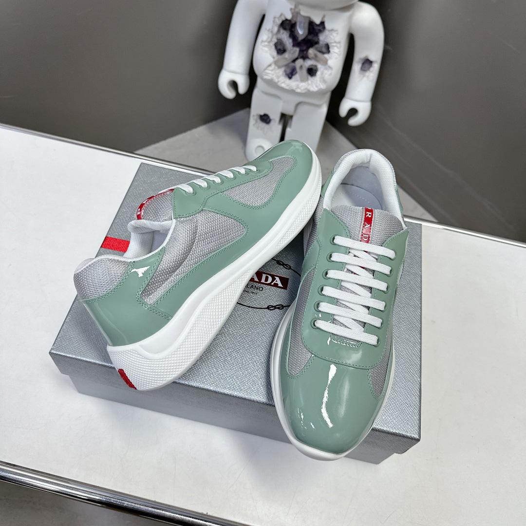 Prada America's Cup Biker Fabric Sneakers - DopestKickz