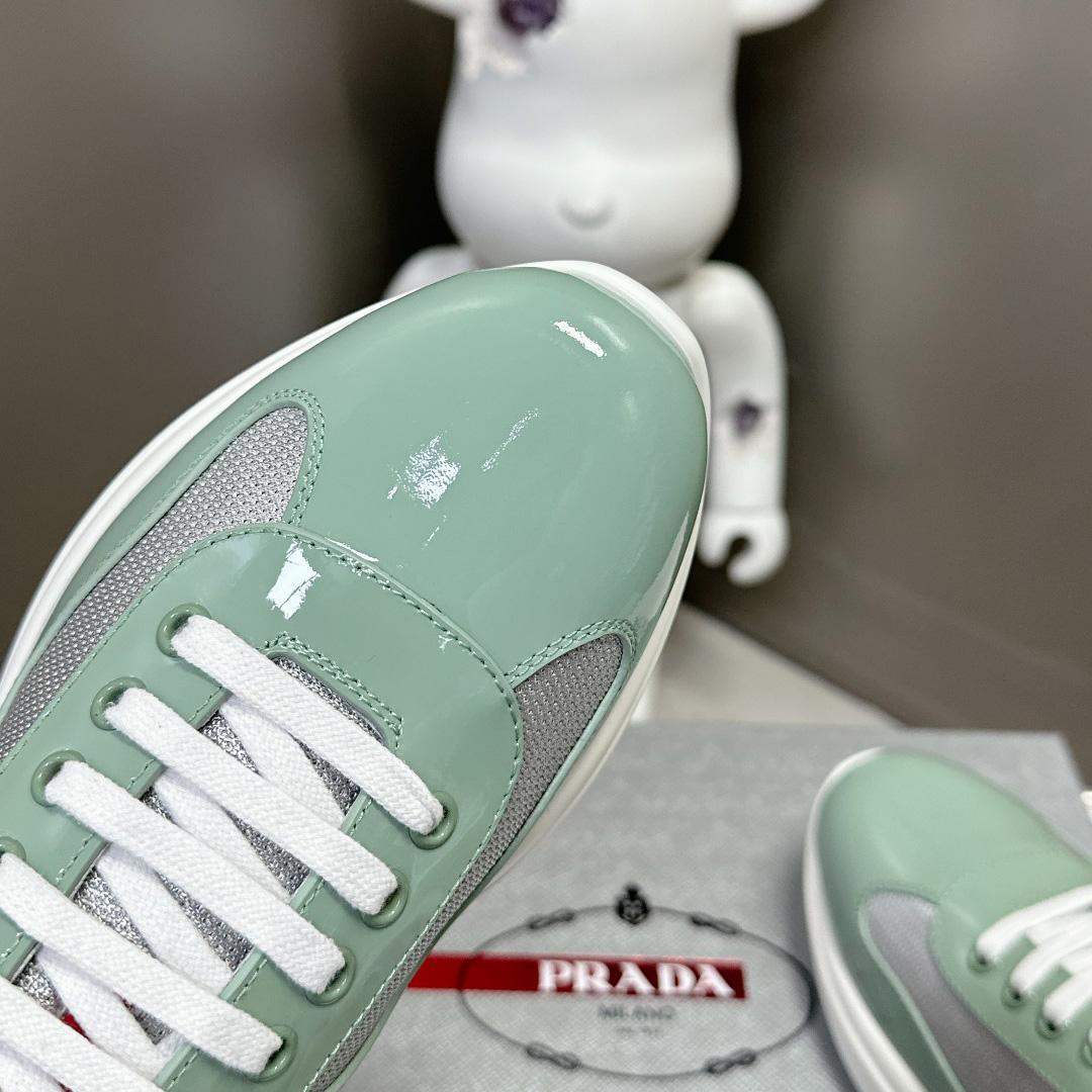Prada America's Cup Biker Fabric Sneakers - DopestKickz