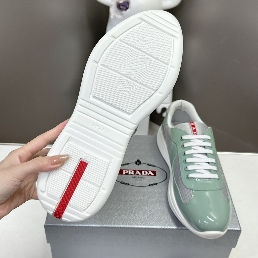 Prada America's Cup Biker Fabric Sneakers - DopestKickz