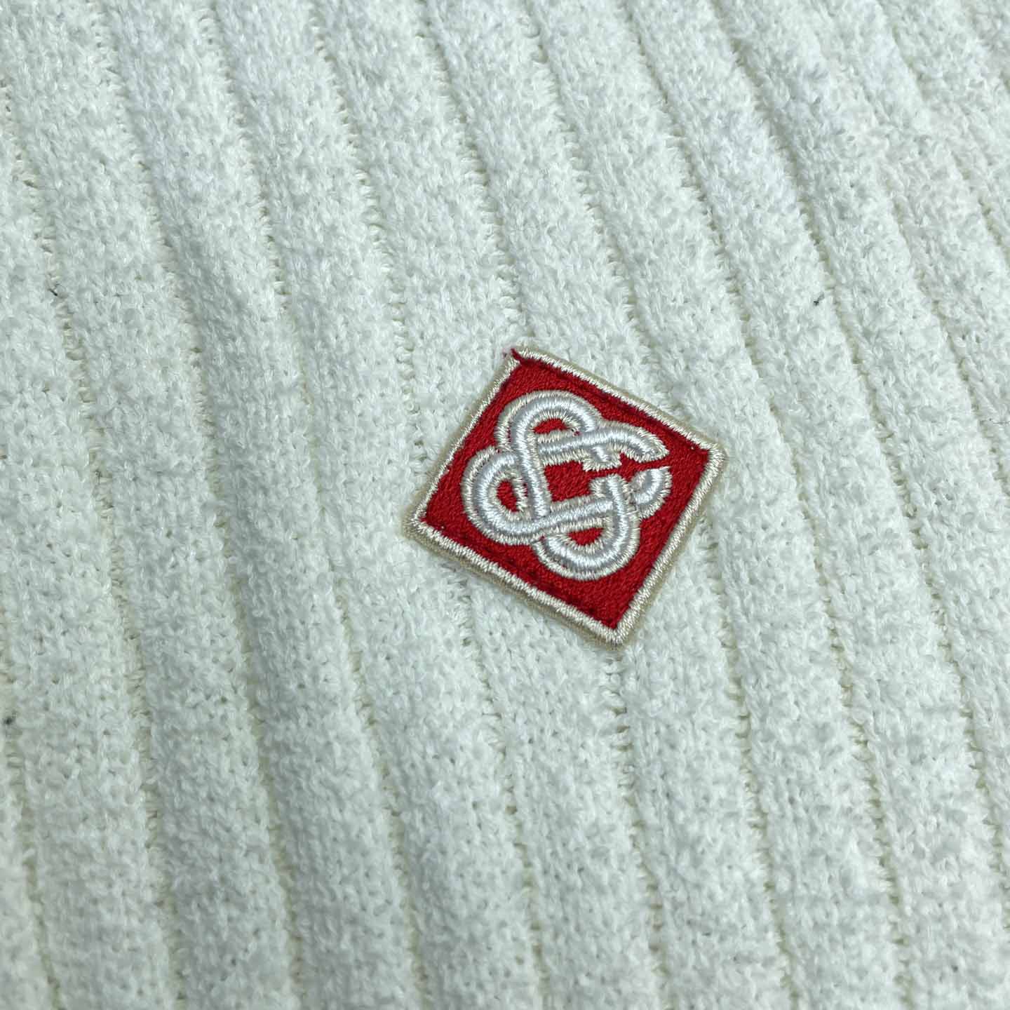 Casablanca Boucle Knit Polo Shirt   D0084 - DopestKickz