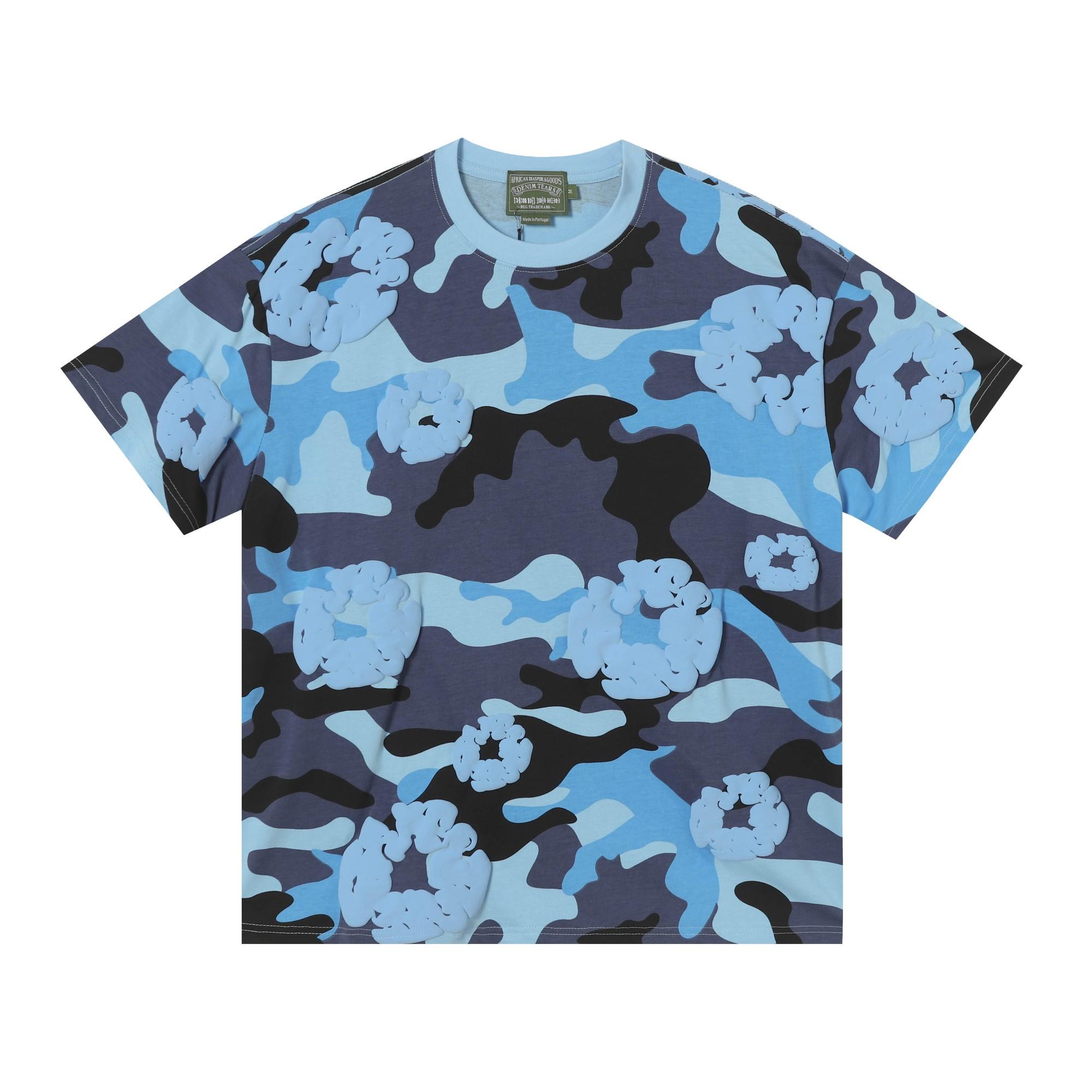 Denim Tears Camo Cotton T-shirt  - DopestKickz