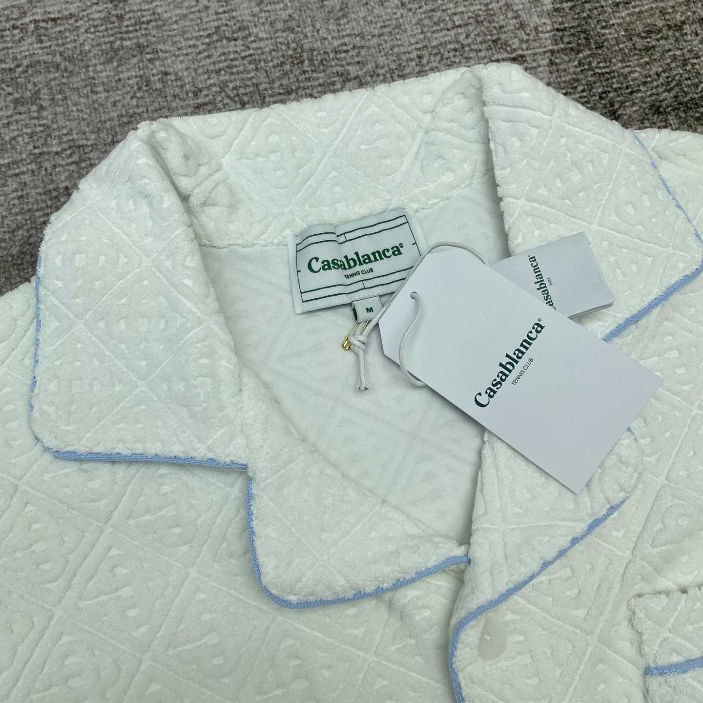 Casablanca Monogram Towelling Shirt    c961 - DopestKickz